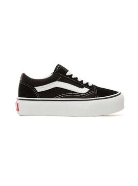 Scarpa Vans Old Skool nera per ragazze