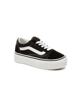 Scarpa Vans Old Skool nera per ragazze