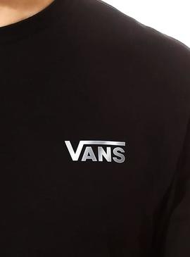 T-Shirt Vans Reflective Long Black Uomo