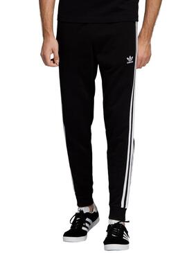 Pantaloni Adidas 3 strisce nere per Uomo