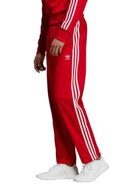 Pantaloni Adidas Firebird Rosso per Uomo