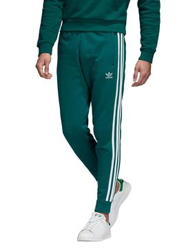 Pantaloni Adidas 3 Stripes Verde per Uomo