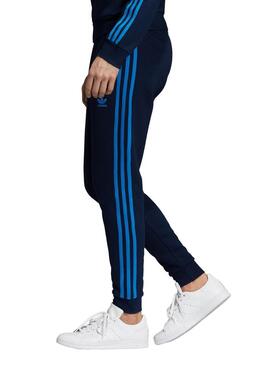 Pantaloni Adidas 3 Stripes blu scuro per Uomo