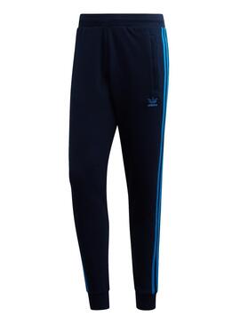 Pantaloni Adidas 3 Stripes blu scuro per Uomo