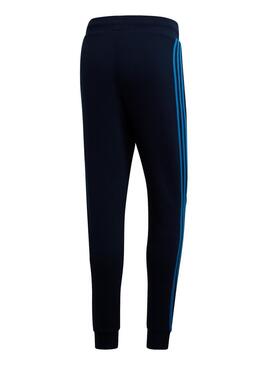 Pantaloni Adidas 3 Stripes blu scuro per Uomo