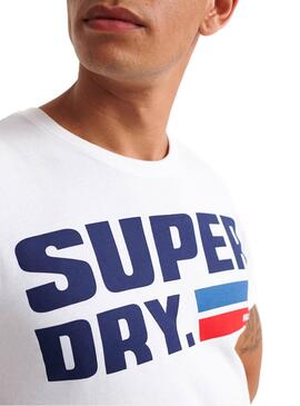 T-Shirt Superdry NYC Bianco Uomo
