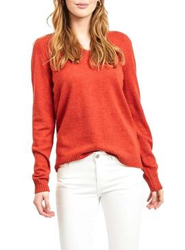 Maglia Vila Viril V Rosso Donna