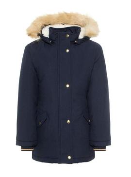 Parka Name It Moa Blue Bambina