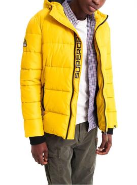 Giacca Superdry Sports Piumino Giallo Uomo