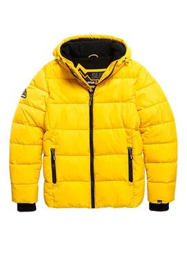 Giacca Superdry Sports Piumino Giallo Uomo