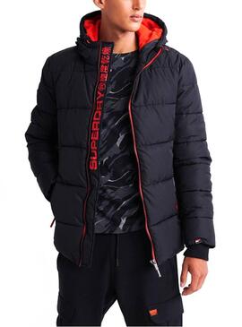 Giacca Superdry Sports Puffer nero Uomo