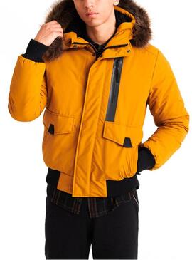 Giacca Superdry Everest Bomber Giallo Uomo