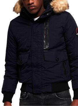 Giacca Superdry Everest Bomber Navy Uomo