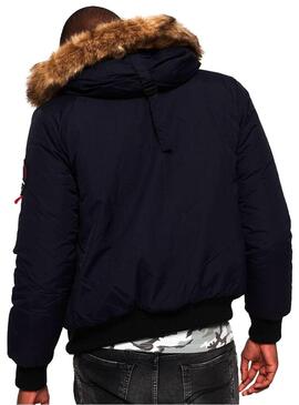 Giacca Superdry Everest Bomber Navy Uomo