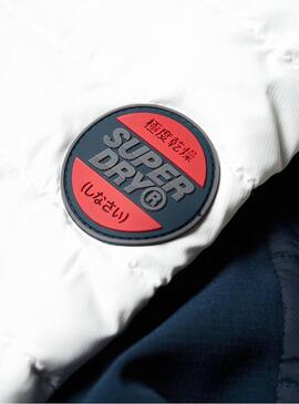 Giacca Superdry Convenzione ibrida Bianco Uomo