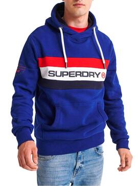 Felpe Superdry Trofeo Classic Blu Uomo