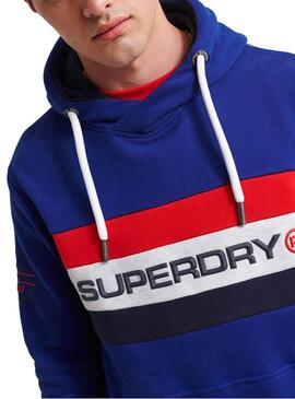 Felpe Superdry Trofeo Classic Blu Uomo