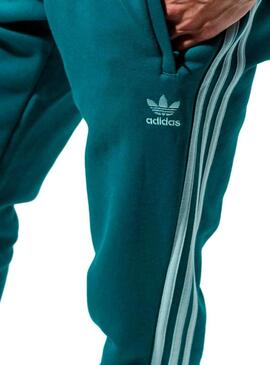 Pantaloni Adidas 3 Stripes Verde per Uomo