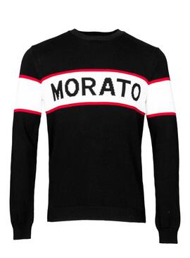 Maglia Antony Morato Jacquard nero per Uomo