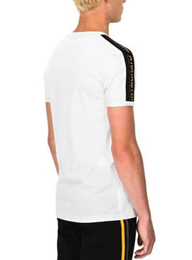T-Shirt Antony Morato Logo Tape Bianco Uomo