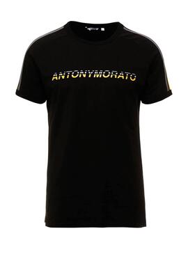 T-Shirt Cinturino nero Antony Morato per Uomo