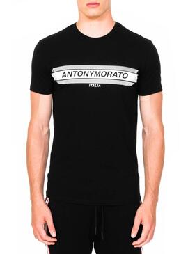 T-Shirt Antony Morato Logo nero per Uomo