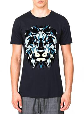 T-Shirt Antony Morato Flock Blu Per Uomo