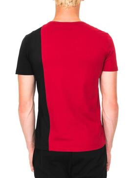 T-Shirt Antony Morato Contrast Rosso Per Uomo