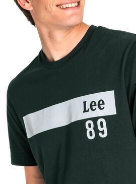 T-Shirt Lee Tech Verde Uomo