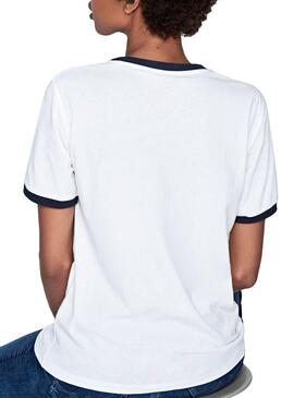 T-Shirt Pepe Jeans Mila Bianco Donna
