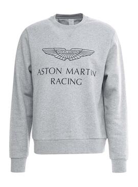 Felpe Hackett Aston Martin Grigio Uomo