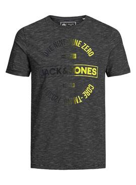 T-Shirt Jack and Jones Comick Black Uomo