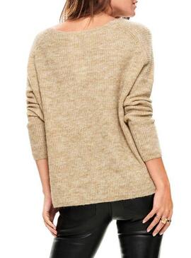 Maglia Only Hanna Beige Donna