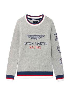 Felpe Hackett Aston Martin Racing Grigio Bambino