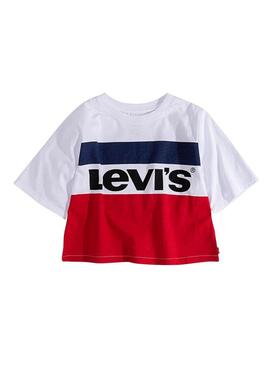 T-Shirt Levis Ritaglia Colorblock Bambina