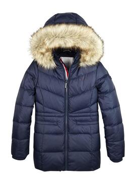 Cappoitto Tommy Hilfiger Essential Down Blu Bambin