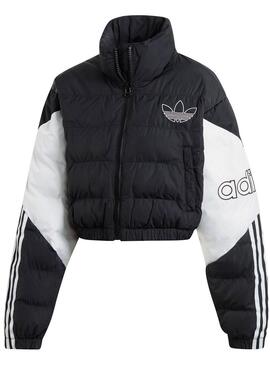 Giubbotto Adidas imbottito Crop sagomato nero per 