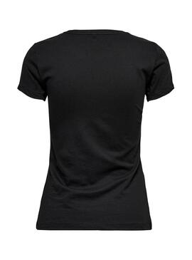 T-Shirt Only Pacey Black Donna
