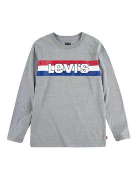 T-Shirt Levis Striped Fornisce Bambina e Bambino