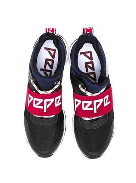 Sneaker Pepe Jeans Koko Archi Black Donna
