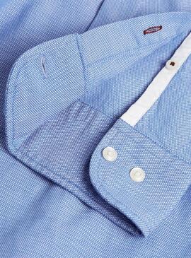 Camicia Tommy Hilfiger WCC Multi Blu Per Uomo