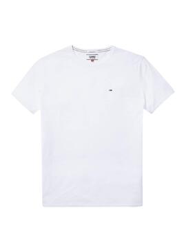 T-Shirt Tommy Jeans Basica Bianco Uomo