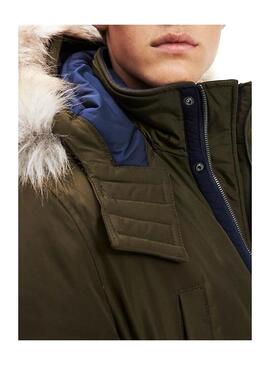 Parka Tommy Jeans Tech Verde Uomo