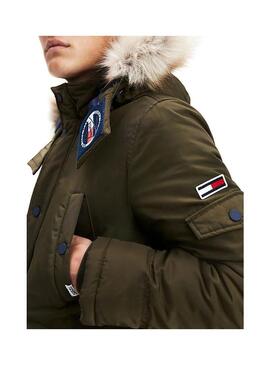 Parka Tommy Jeans Tech Verde Uomo