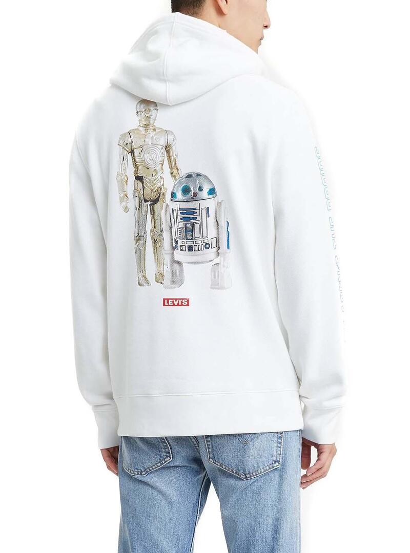 Felpe Levis Star Wars C 3PO e R2 D Uomo