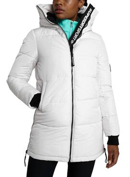 Giacca Superdry Ion Padded Bianco Donna