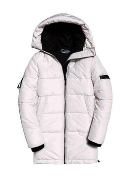 Giacca Superdry Ion Padded Bianco Donna