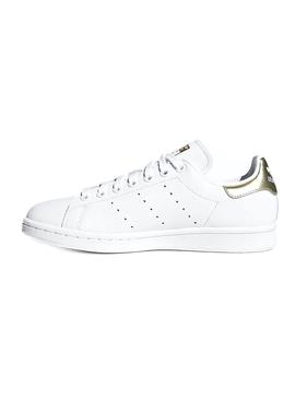 Sneaker Adidas Stan Smith Bianco Gold Donna