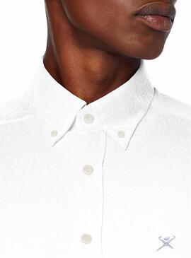 Camicia Filato Hackett Bianco Per Uomo