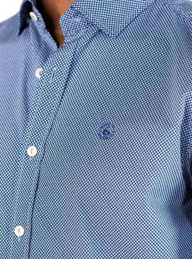 Camicia El Ganso Irregolare Blu Uomo